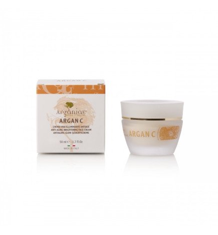Crema facial iluminadora anti‑edad Argan C 50 ml