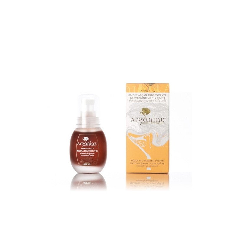 Aceite bronceador con aceite de argán SPF 15 – 30 ml